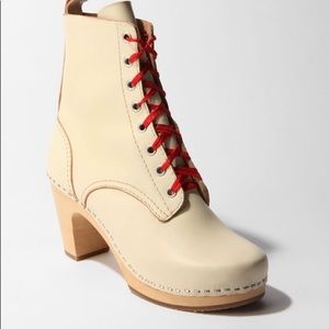 Swedish hasbeens grandma lace up boot